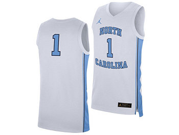 Мужская баскетбольная домашняя футболка North Carolina Tar Heels Jordan