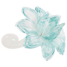 Home Essentials Turquoise Glass Flower Table Décor Home Essentials