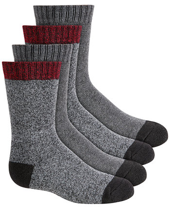 Биг Бойз 4-Пк. Теплые носки с мраморной текстурой Trimfit