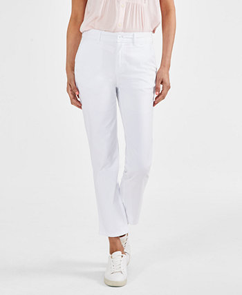 Женские прямые брюки-чинос со средней посадкой, созданные для Macy's Style & Co