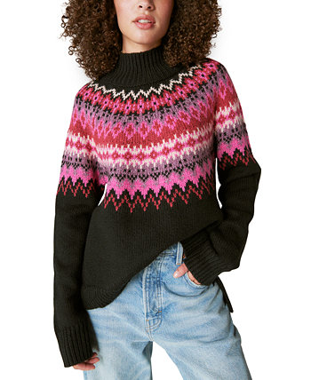 Женский свитер с высоким воротником и жаккардовым узором Lucky Brand