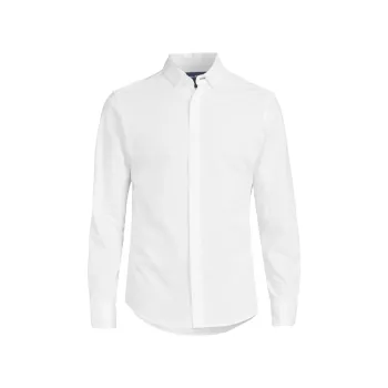 Ellis Cotton-Blend Button-Down Oxford Shirt MIZZEN+MAIN