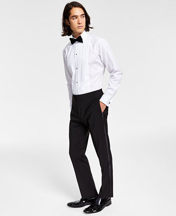 Мужские приталенные черные брюки под смокинг бесконечной стрейч Calvin Klein