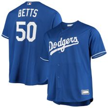 Мужская футболка Majestic Mookie Betts Royal Los Angeles Dodgers Big & Tall Replica Player Majestic