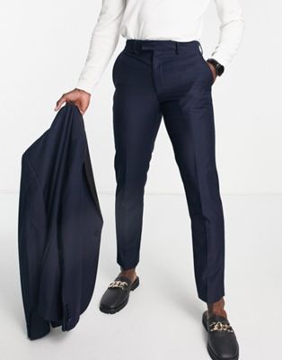 Темно-синие брюки от костюма French Connection French Connection