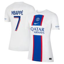 Women's Nike Kylian Mbappe White Paris Saint-Germain 2022/23 Third Breathe Stadium Replica Player Jersey Nitro USA