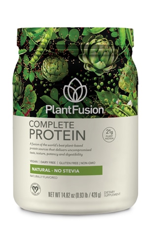 Complete Protein Natural -- 14.82 oz (Унции) PlantFusion