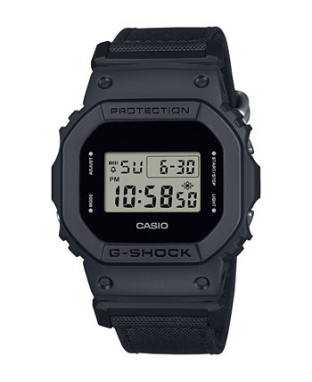 Мужские цифровые часы из черной кордуры и смолы, 42,8 мм, DW5600BCE-1 G-Shock