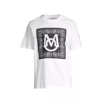 Moncler Мужская футболка-бандана с логотипом Moncler