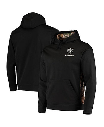 Мужской черный пуловер с капюшоном Realtree Camo Las Vegas Raiders Logo Ranger Dunbrooke