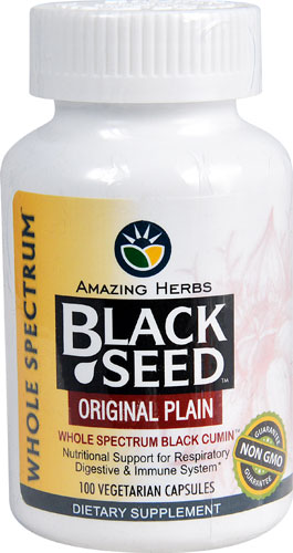 Черный тмин -- 100 капсул Amazing Herbs