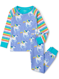 Пижамный комплект Galloping Unicorn Raglan (для малышей/маленьких детей/больших детей) Hatley