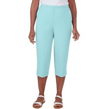 Women's Alfred Dunner Pull-On Button Cuff Capri Pants Alfred Dunner