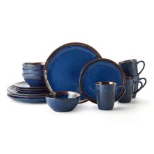 Mikasa Talia Blue 16-Piece Stoneware Dinnerware Set MIKASA