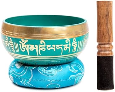 Tibetan Singing Bowl Set Bronze - Master Healing Grade - Authentic Handcrafted Sound Bowl by Himalayan Bazaar HIMALAYAN BAZAAR