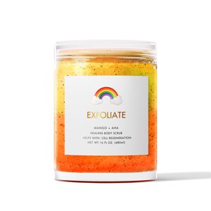 Rainbow Beauty Exfoliate Body Scrub 16oz Rainbow