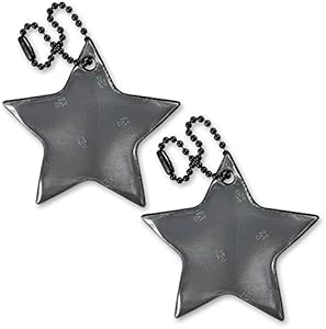 funflector Safety Reflectors - Stars - Stylish Reflective Gear for Jackets, Bags, Purses, Backpacks, Strollers and Wheelchairs - Made in USA Funflector