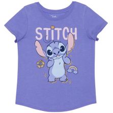 Disney's Lilo & Stitch Girls 4-12 Cute Stitch Sparkle Graphic Tee by Jumping Beans® Jumping Beans
