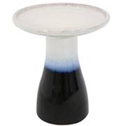 Subtle Transitions Ceramic Bird Bath - UV-Frost-Resistant - Twilight Sunnydaze Decor