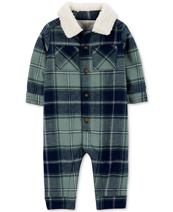 Baby Boys Plaid Flannel Jumpsuit Carter's