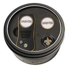 Инструмент для командного гольфа New Orleans Saints Switchfix Divot и два маркера для мячей Team Golf