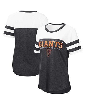 Женская черно-белая футболка San Francisco Giants Setter Touch