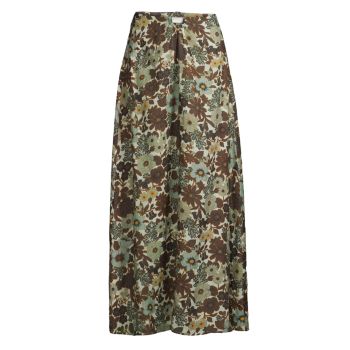 Constantine Floral O-Ring Maxi Skirt SIR.