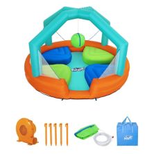 Bestway H2OGO! Dodge & Drench Kids Inflatable Outdoor Water Park with Air Blower Bestway