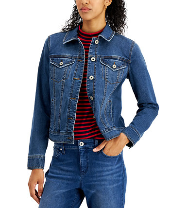 Джинсовая куртка, созданная для Macy's Style & Co