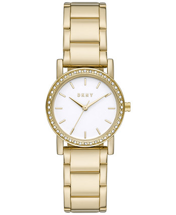 Женские часы Soho с золотистым браслетом из нержавеющей стали 29 мм DKNY