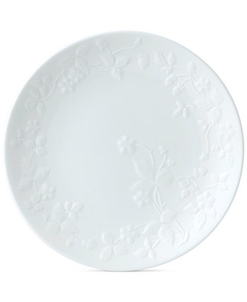 Белая салатная тарелка с лесной клубникой Wedgwood