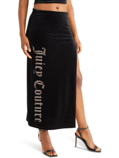 Макси-юбка с разрезом и блестками Juicy Couture