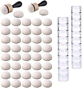 66Pcs /Set Mini Ink Blending Tool,with Foams Replacement Refill Foam Set Including 44 Pcs Replacement Foam Pads with Pads Storage Box for Blending Scrapbooking Painting Drawing Art SuppliesInk Tool BAOFALI