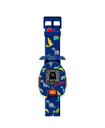 Умные часы Itouch Unisex Kids Dino, темно-синий силиконовый ремешок, 42,5 мм Playzoom