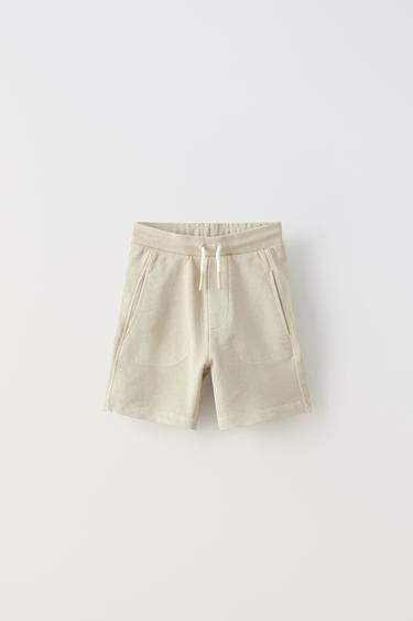  Спортивные Шорты ZARA GARMENT DYE SHORTS ZARA