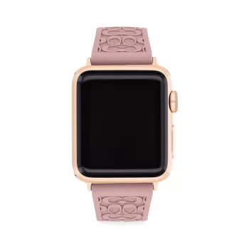 Силиконовый ремешок Apple® Watch Signature Blush COACH