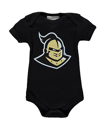 Черный боди с большим логотипом UCF Knights для мальчиков и девочек для новорожденных Two Feet Ahead