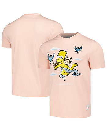 Men's Pink The Simpsons T-shirt Freeze Max