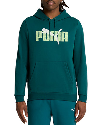 Мужское худи PUMA с ярким логотипом, в удобном regular fit Puma