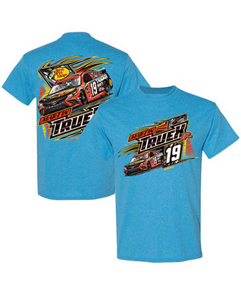 Голубая мужская футболка Martin Truex Jr Bass Pro Shops Car 2-Spot Joe Gibbs Racing Team Collection