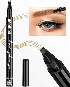 iMethod Eyebrow Pen - iMethod Eye Brown Makeup, Eyebrow Pencil with a Micro-Fork Tip Applicator Creates Natural Looking Brows Effortlessly and Stays on All Day, Light Brown IMethod