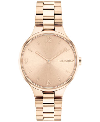 Часы-браслет с золотым оттенком гвоздики, 32 мм Calvin Klein
