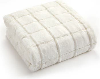 Жаккардовое одеяло Clarene из искусственного меха кролика CHIC