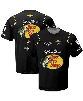 Мужская черная футболка Dale Earnhardt Jr. Bass Pro Shops Uniform JR Motorsports Official Team Apparel