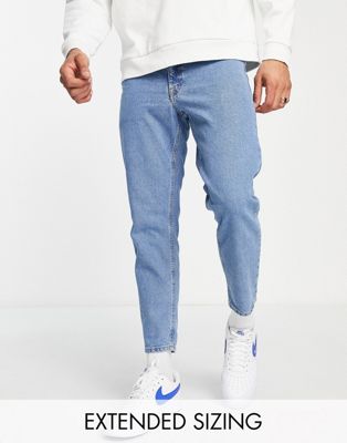 Классические джинсы ASOS DESIGN в средне-синем цвете для мужчин ASOS DESIGN