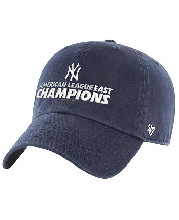 Мужская темно-синяя регулируемая кепка New York Yankees 2022 AL East Division Champions '47 Brand