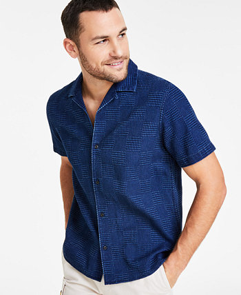 Мужская рубашка обычного кроя в клетку, созданная для Macy's Sun & Stone