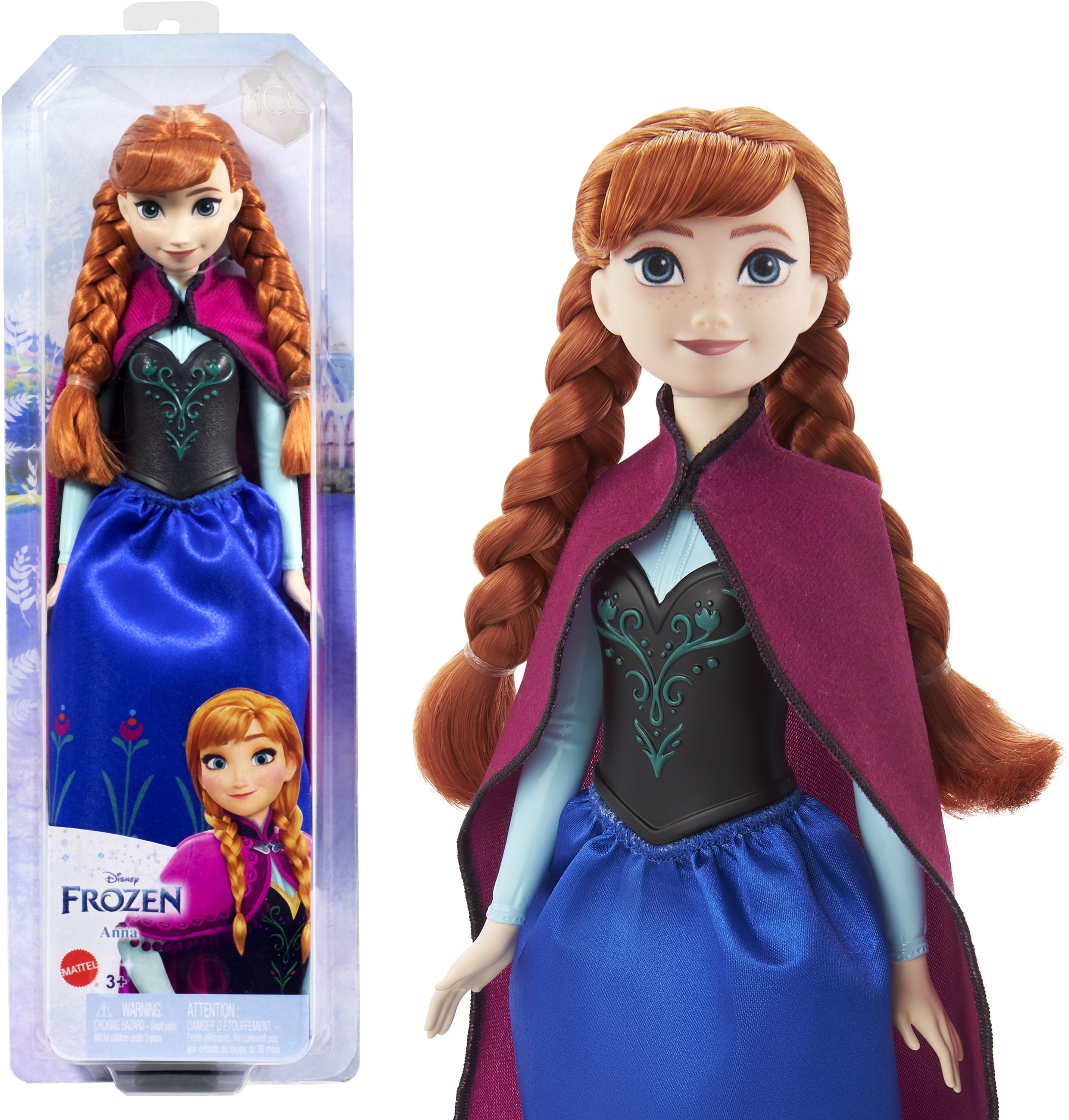 Disney Frozen Anna 11 inch Fashion Doll & Accessory, Toy Inspired by the Movie Disney Frozen Disney Frozen