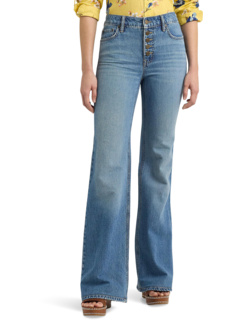 High-Rise Flare Jeans in Mirabeau Wash LAUREN Ralph Lauren