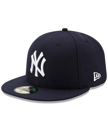 Мужская темно-синяя шляпа New York Yankees Game Authentic Collection On-Field 59FIFTY Fitted Hat New Era